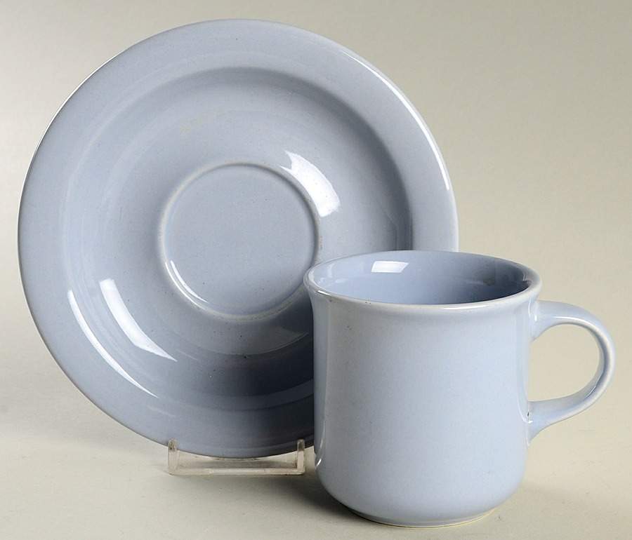Essence Flat Cup & Saucer Set by Pfaltzgraff-1