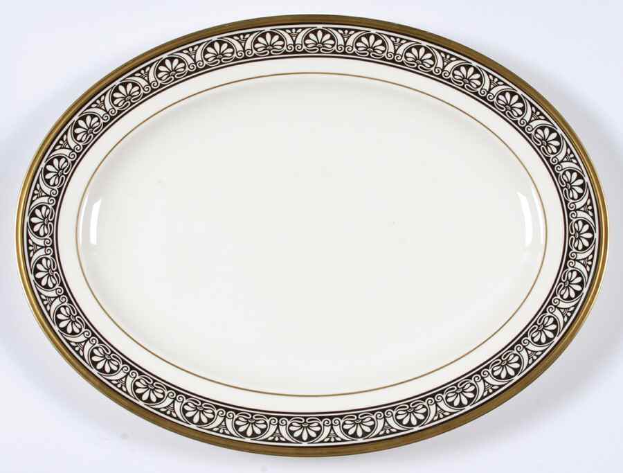 Ethos 14" Oval Serving Platter by Pfaltzgraff-1
