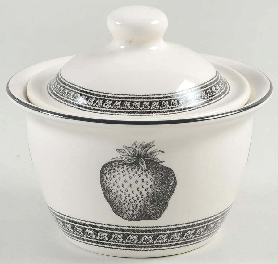 Farmers Market Sugar Bowl & Lid by Pfaltzgraff-1