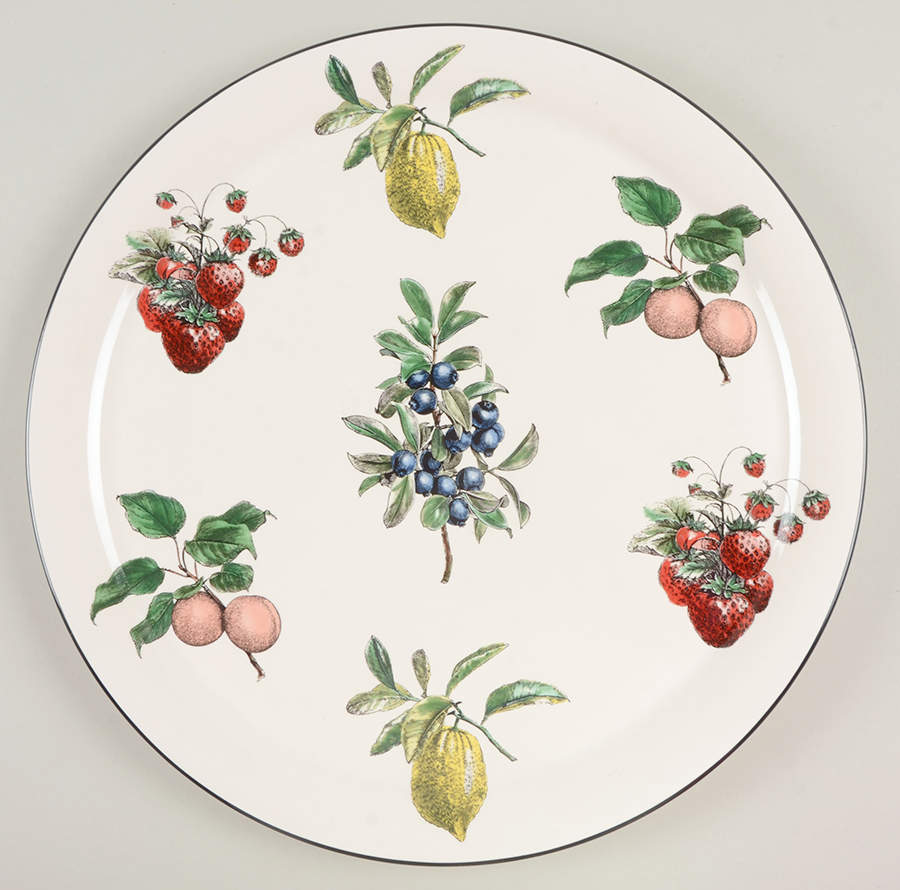 Farmers Market Cake Plate by Pfaltzgraff-1