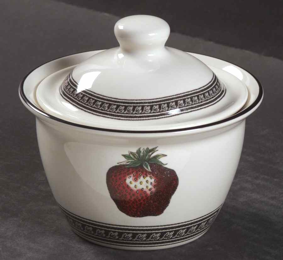 Farmers Market Sugar Bowl & Lid by Pfaltzgraff-1