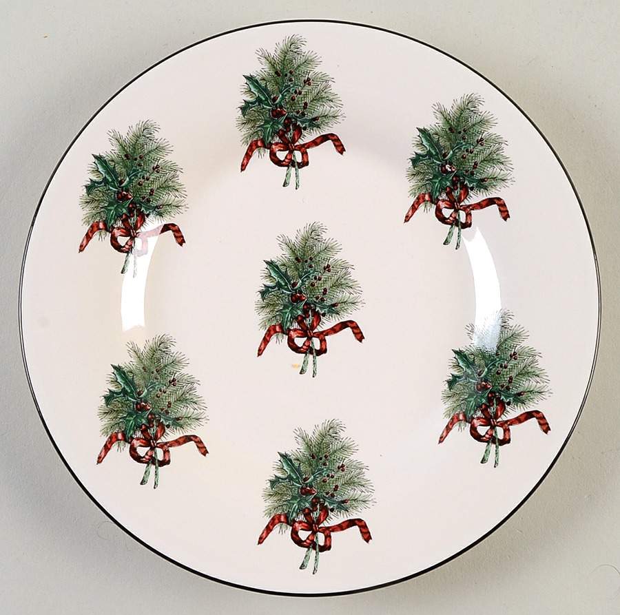 Farmers Market Holiday Greetings Salad Plate by Pfaltzgraff-1