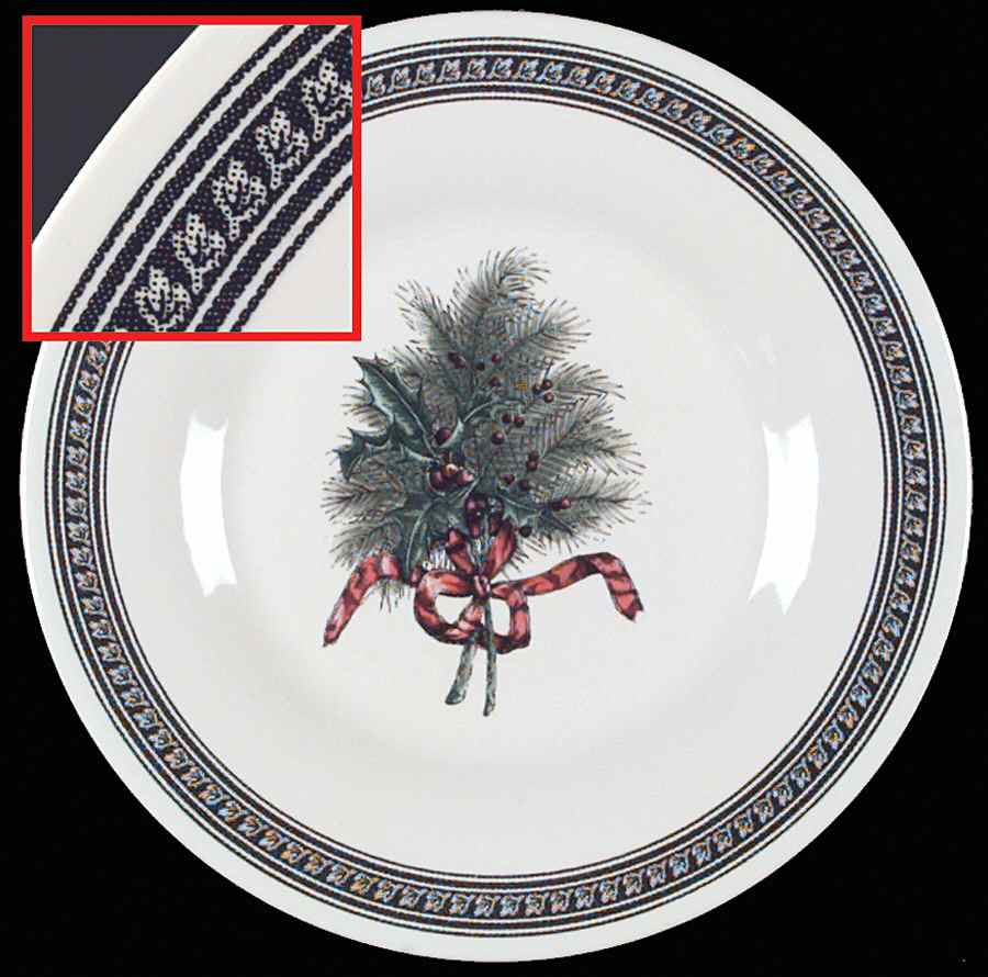 Farmers Market Holiday Greetings Salad Plate by Pfaltzgraff-1