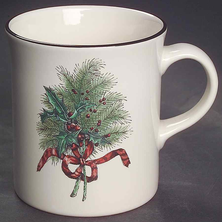 Farmers Market Holiday Greetings Mug by Pfaltzgraff-1