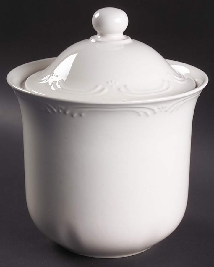 Filigree Large Canister & Lid by Pfaltzgraff-1