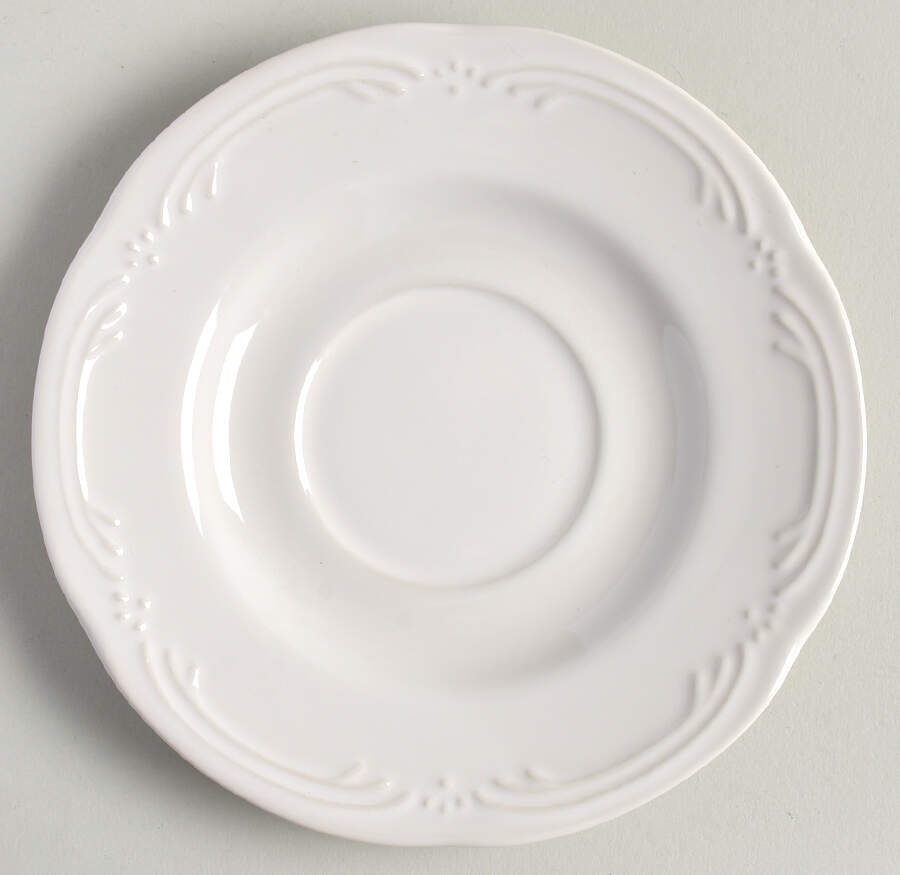 Filigree Saucer for Flat Cup by Pfaltzgraff-1