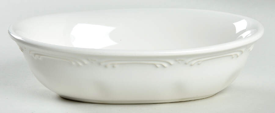 Filigree 8" Oval Vegetable Bowl by Pfaltzgraff-1
