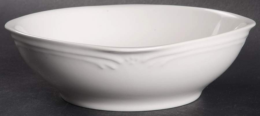 Filigree Square Soup/Cereal Bowl by Pfaltzgraff-1