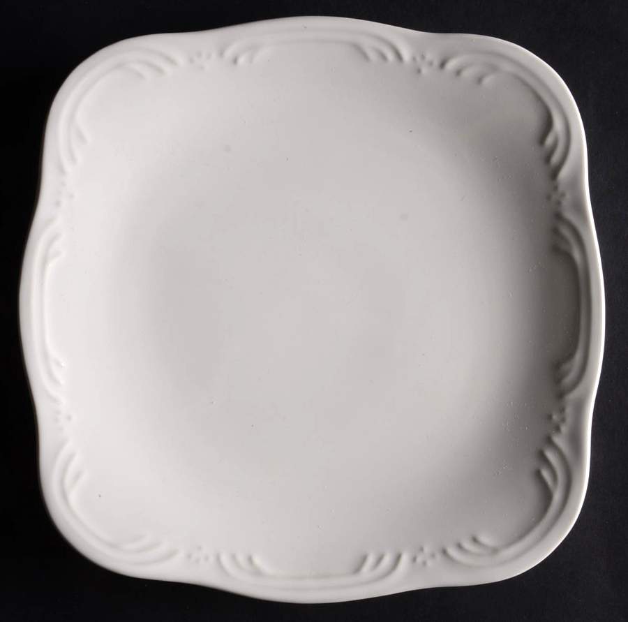 Filigree Square Salad Plate by Pfaltzgraff-1