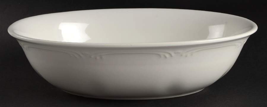 Filigree 11" Oval Vegetable Bowl by Pfaltzgraff-1