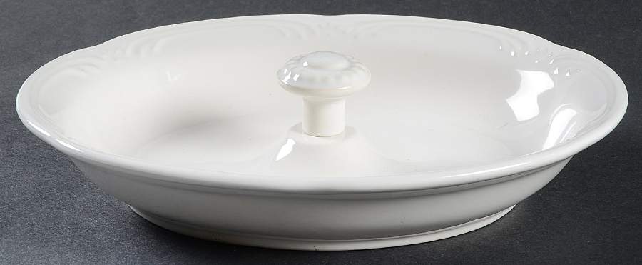 Filigree Bon Bon with Center Handle by Pfaltzgraff-1