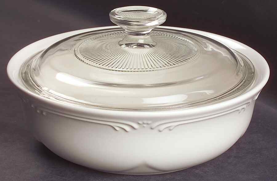 Filigree 1 Qt Round Covered Casserole by Pfaltzgraff-1