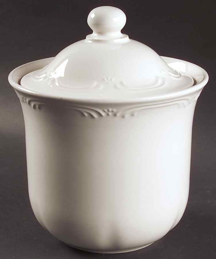 Filigree Medium Canister & Lid by Pfaltzgraff-1