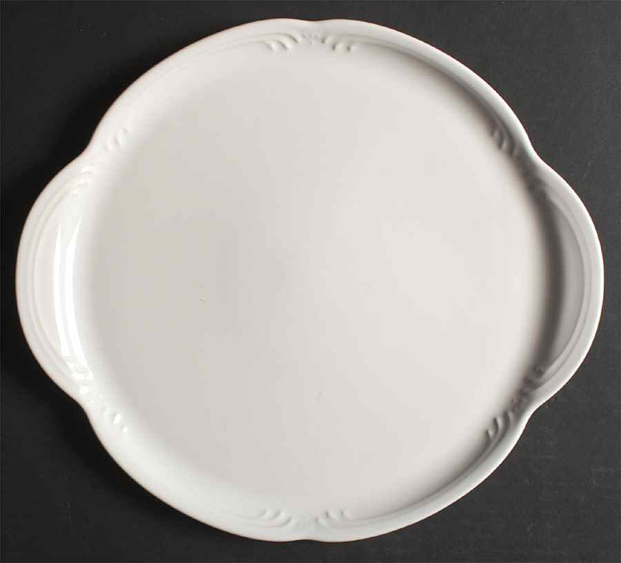 Filigree Handled Cake Plate by Pfaltzgraff-1