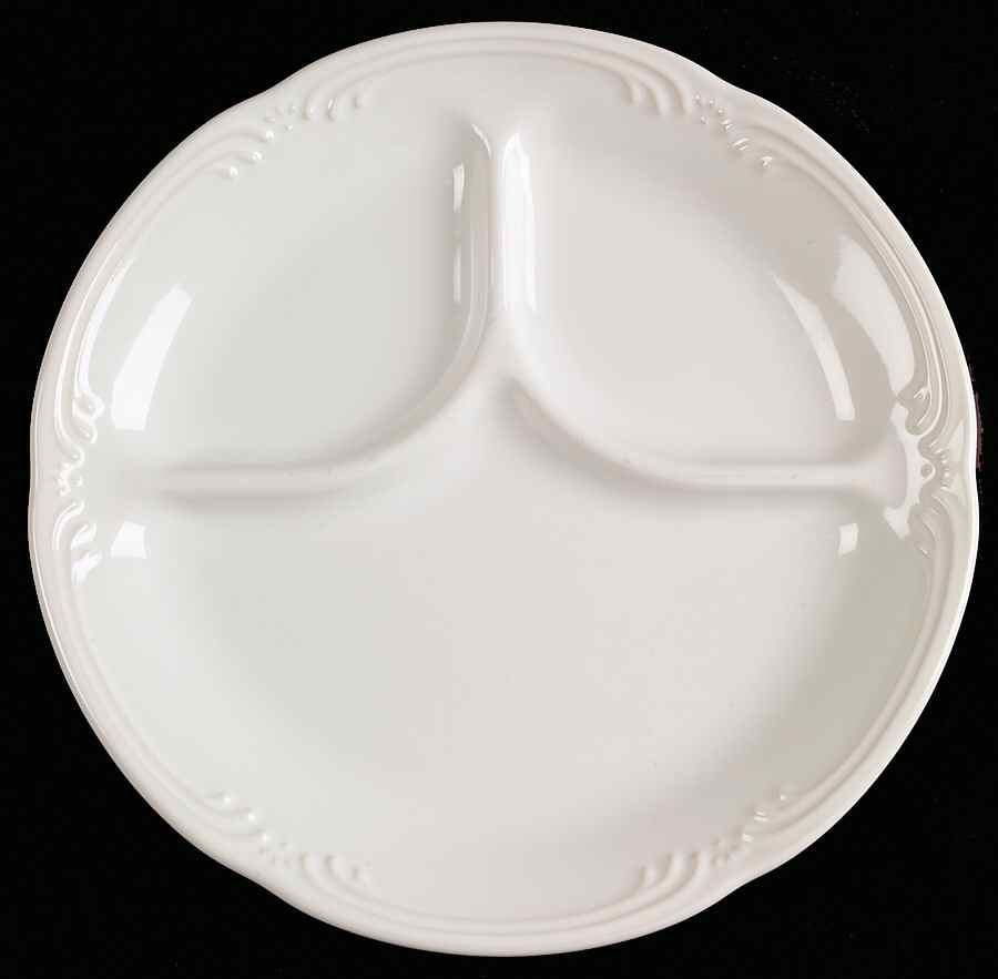 Filigree Child's Plate by Pfaltzgraff-1