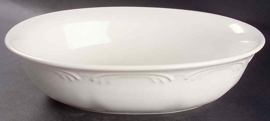 Filigree 10" Oval Vegetable Bowl by Pfaltzgraff-1