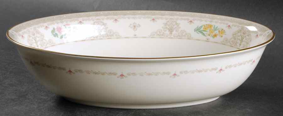 Flora Royale 10" Oval Vegetable Bowl by Pfaltzgraff-1