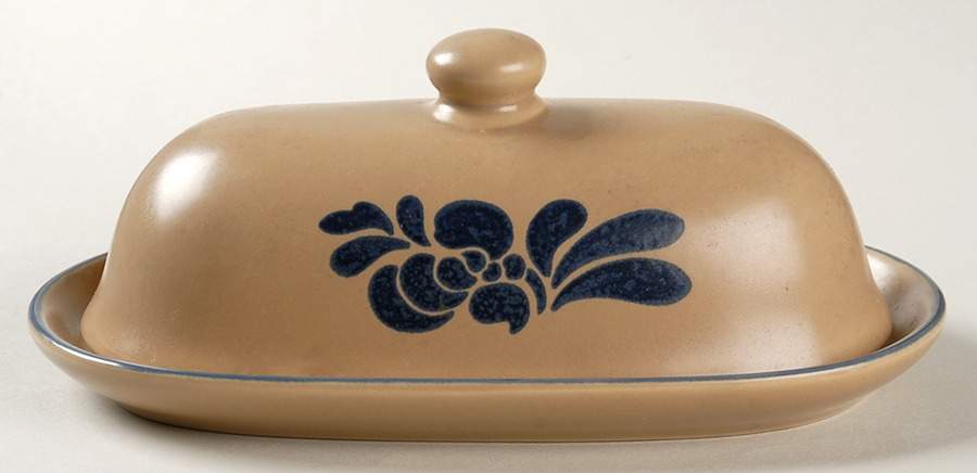 Folk Art 1/4 Lb Covered Butter by Pfaltzgraff-1