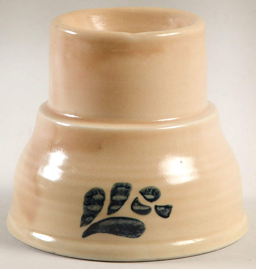 Folk Art Hurricane Lamp No Globe by Pfaltzgraff-1