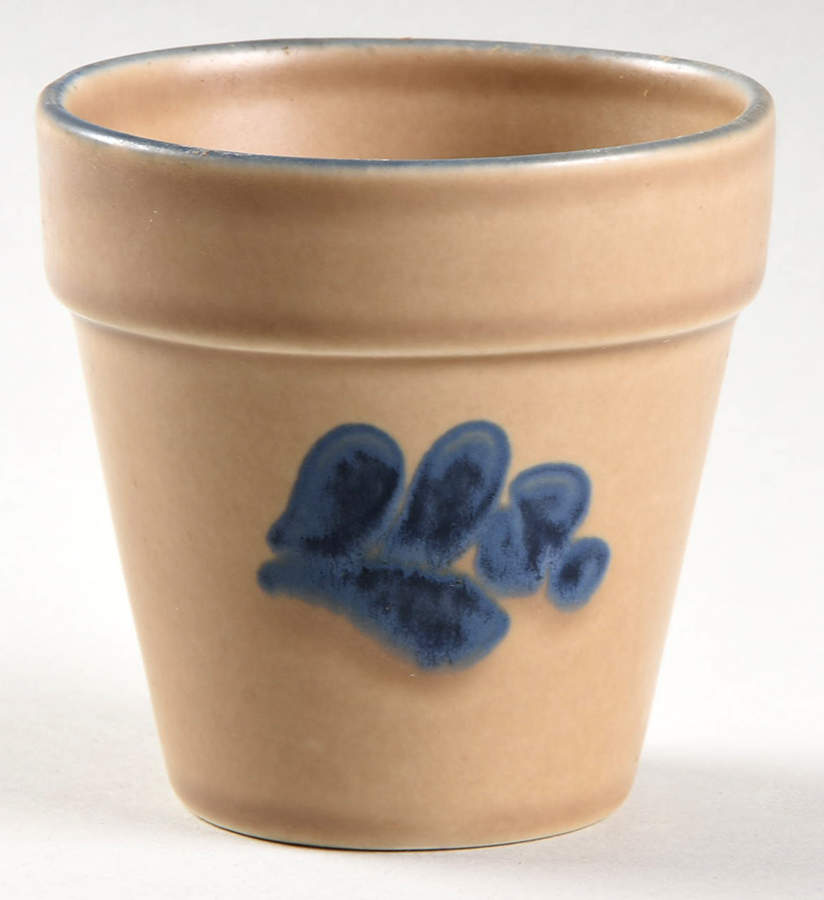 Folk Art 3" Flower Pot No Underplate by Pfaltzgraff-1