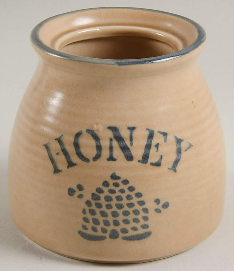 Folk Art Honey Pot No Lid by Pfaltzgraff-1