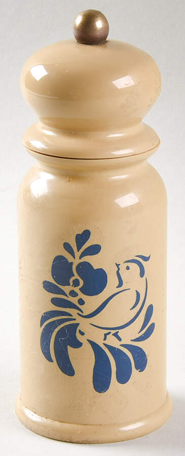 Folk Art Plastic Pepper Mill by Pfaltzgraff-1