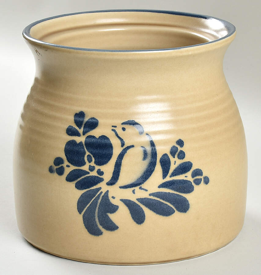 Folk Art Medium Canister No Lid by Pfaltzgraff-1
