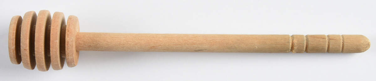 Folk Art Spoon/Dipper for Honey Pot by Pfaltzgraff-1
