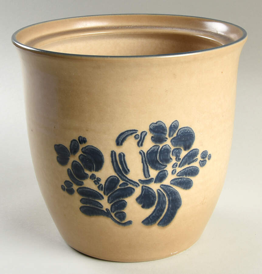 Folk Art Extra Large Canister No Lid by Pfaltzgraff-1