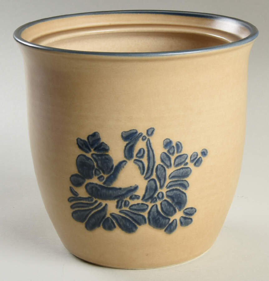 Folk Art Extra Large Canister No Lid by Pfaltzgraff-1