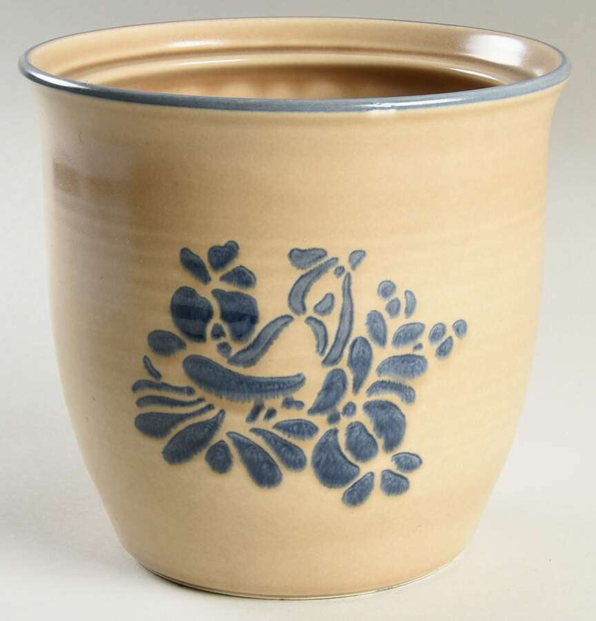 Folk Art Large Canister No Lid by Pfaltzgraff-1