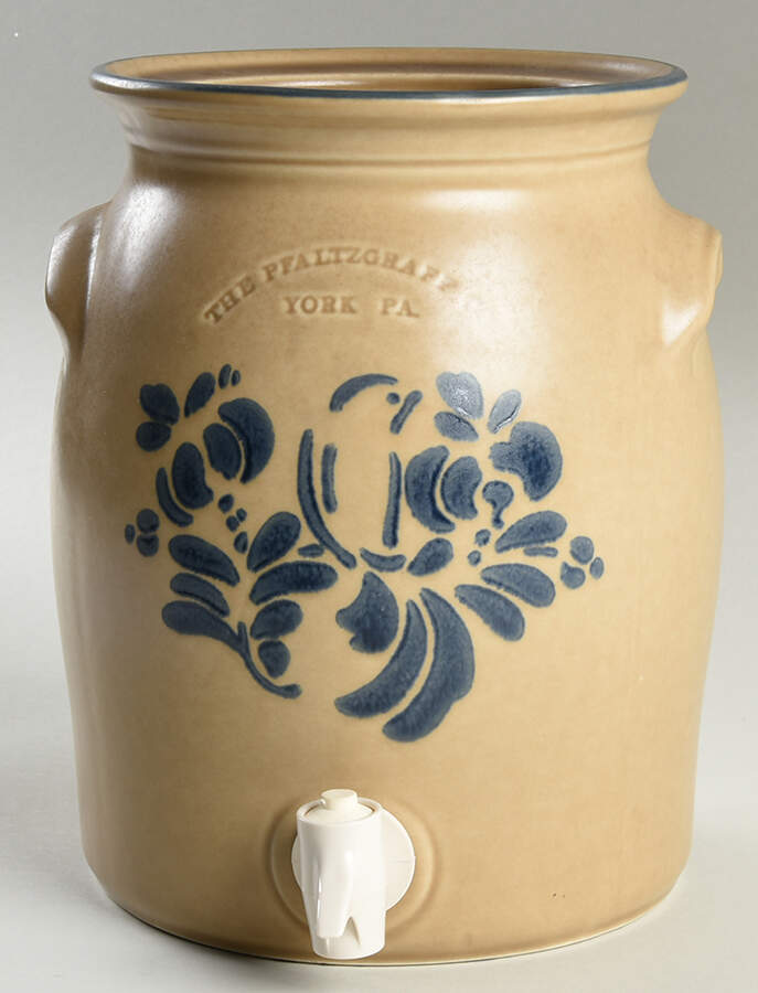 Folk Art Beverage Crock No Lid by Pfaltzgraff-1