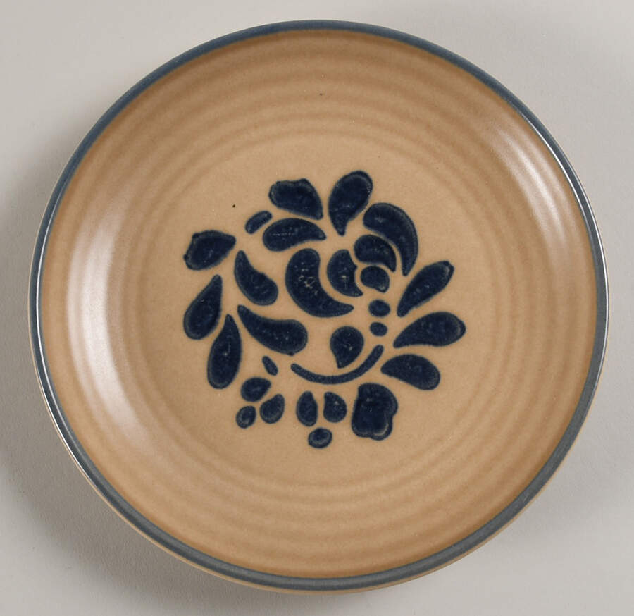 Folk Art Underplate for Gravy Boat by Pfaltzgraff-1