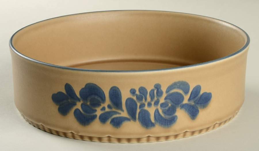 Folk Art 1.5 Quart Round Covered Baker No Lid by Pfaltzgraff-1