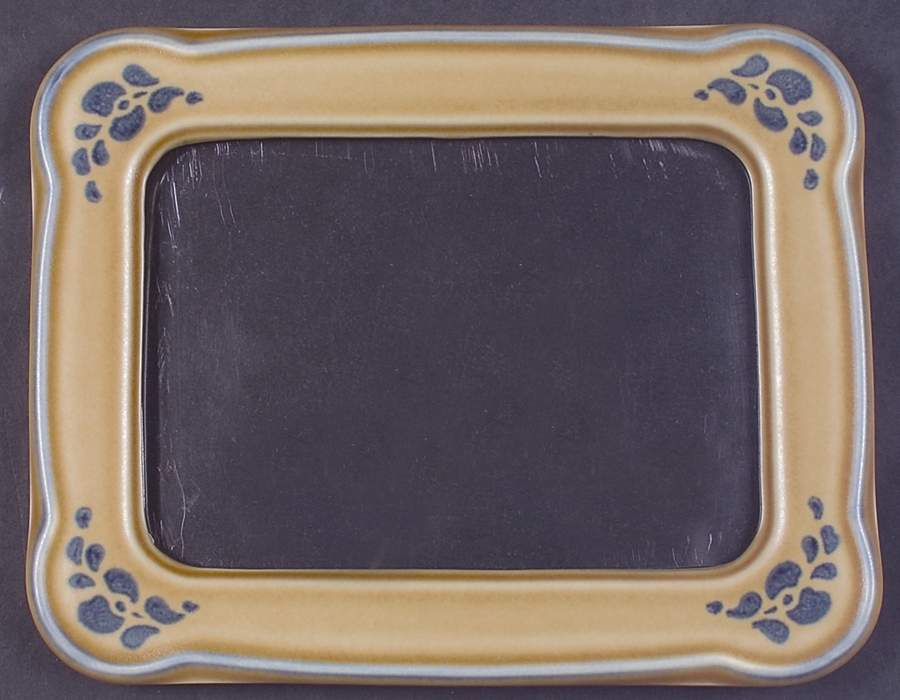 Folk Art Frame-Holds 5" X 7" by Pfaltzgraff-1