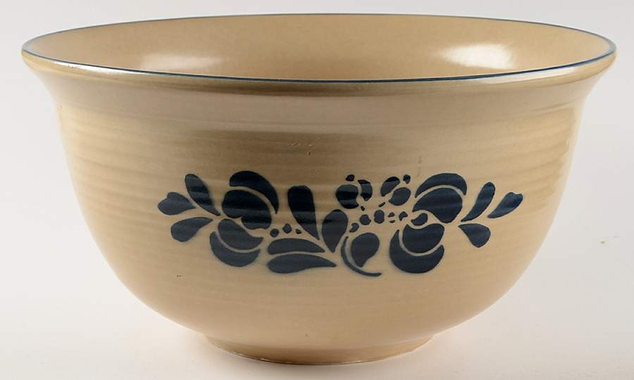 Folk Art Dough/Punch Bowl by Pfaltzgraff-1