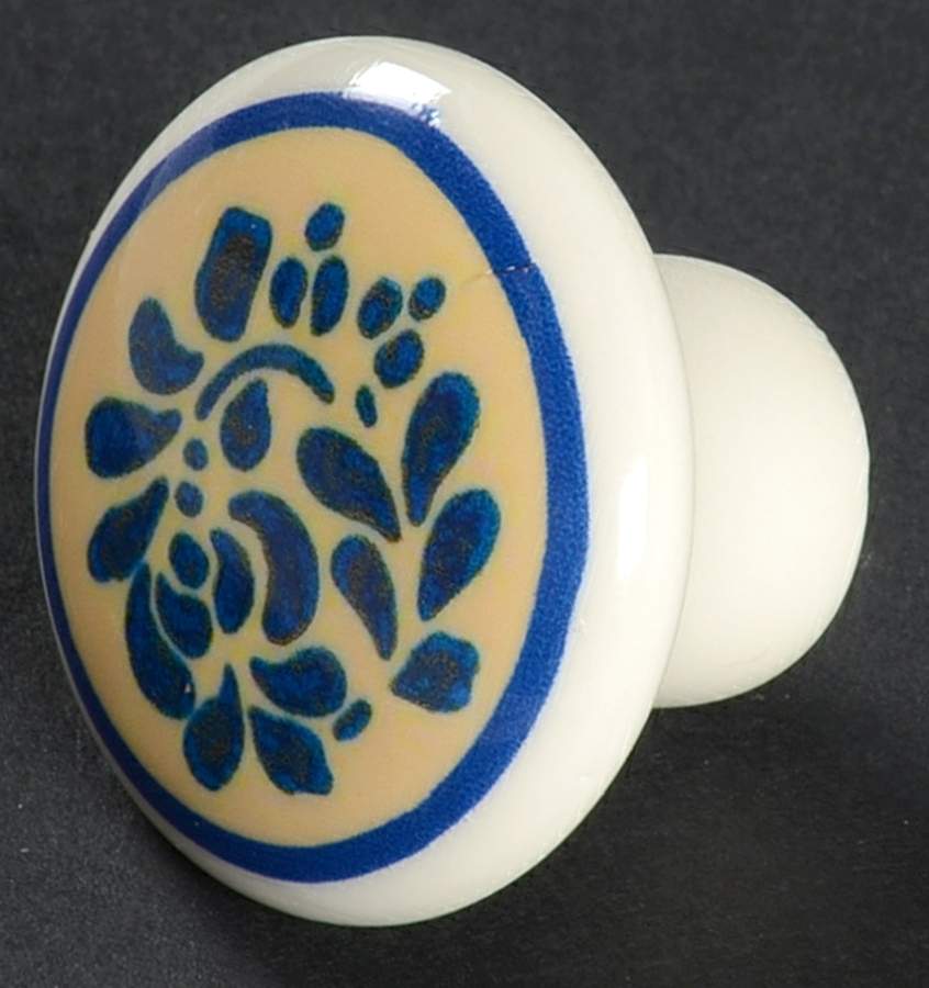 Folk Art Drawer/Cabinet Pull/Knob by Pfaltzgraff-1
