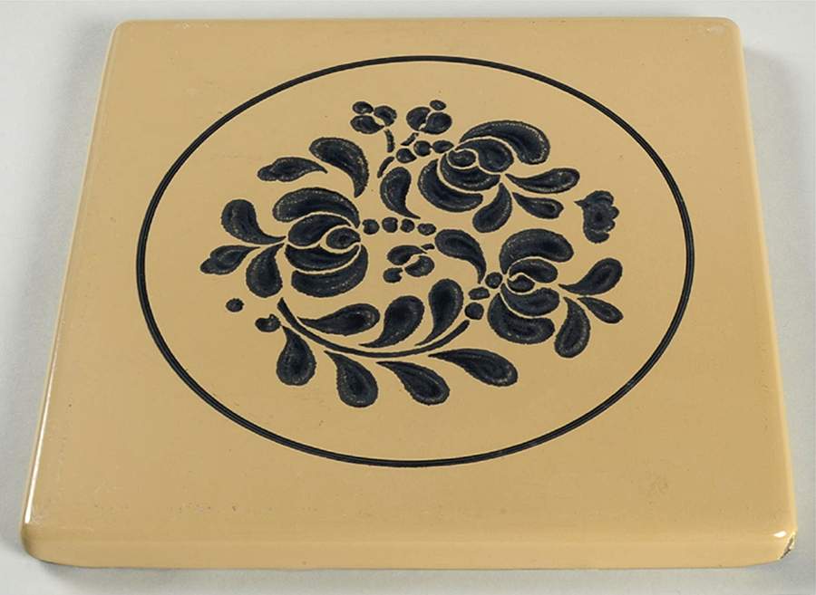 Folk Art Square Stove Cover, 1 Cover Only by Pfaltzgraff-1