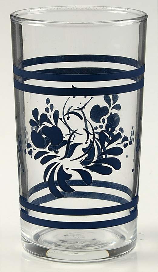 Folk Art Glassware Juice/Cooler by Pfaltzgraff-1