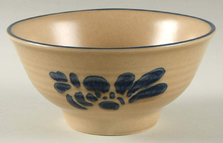 Folk Art Pedestal Bowl by Pfaltzgraff-1