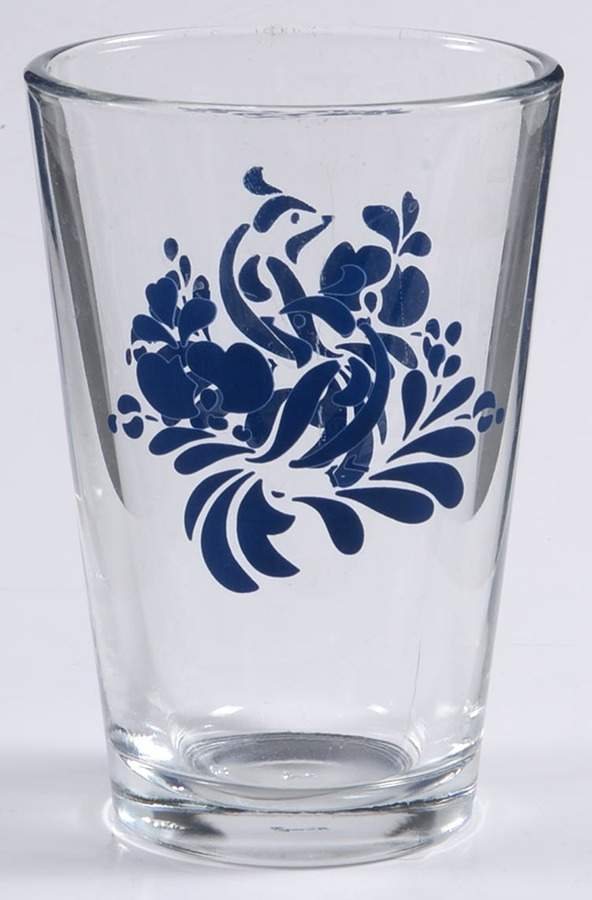 Folk Art 8 Oz Glassware Tumbler by Pfaltzgraff-1