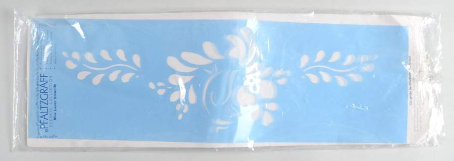 Folk Art Wallpaper Stencil by Pfaltzgraff-1