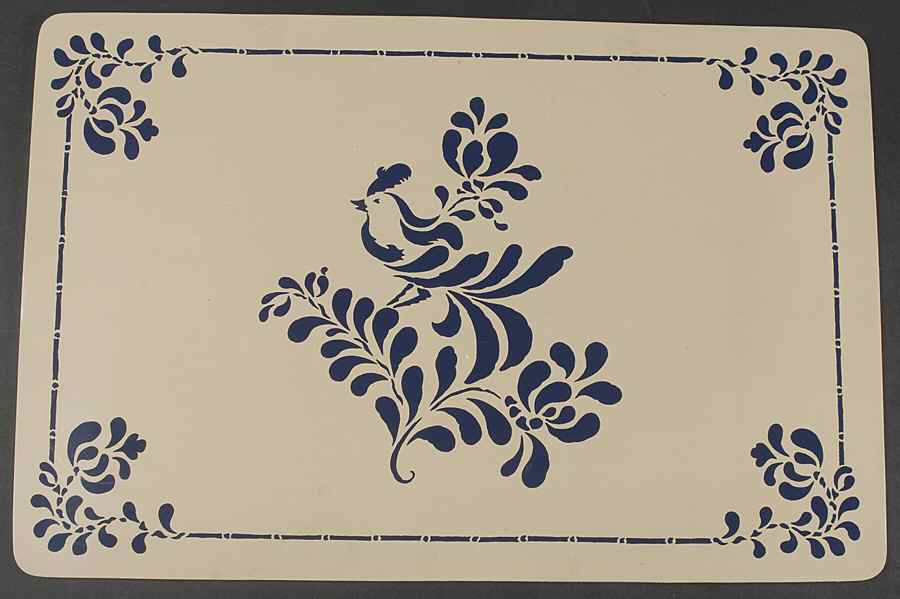 Folk Art Placemat-Vinyl by Pfaltzgraff-1