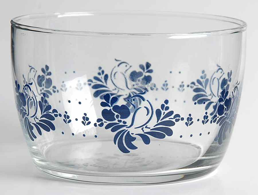 Folk Art Glassware All Purpose Bowl by Pfaltzgraff-1