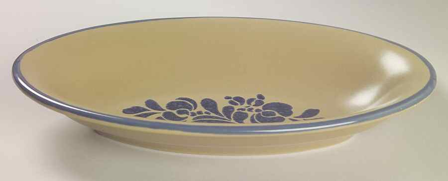 Folk Art Oval Dessert Bowl by Pfaltzgraff-1