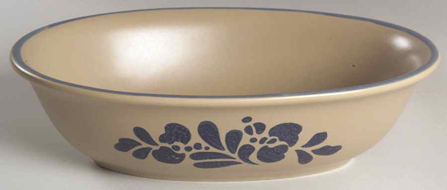 Folk Art 8" Oval Vegetable Bowl by Pfaltzgraff-1