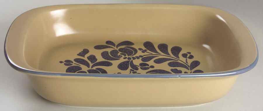 Folk Art 11" Rectangular Baker by Pfaltzgraff-1