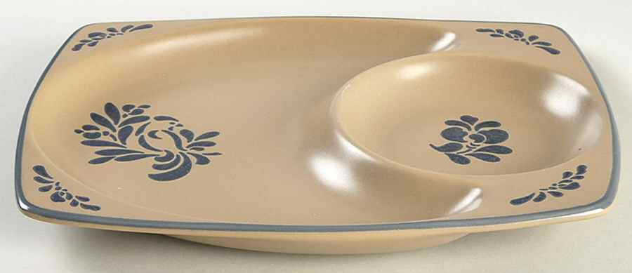 Folk Art 11" Rectangular Snack Tray by Pfaltzgraff-1