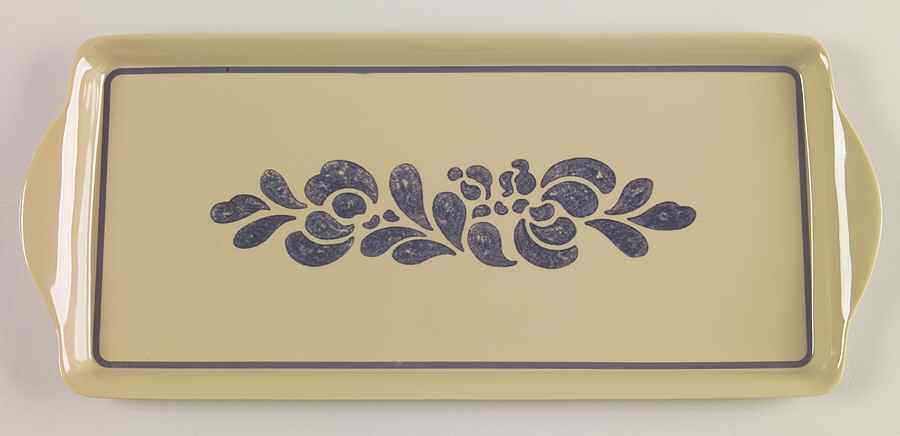 Folk Art 15" Melamine Sandwich Tray by Pfaltzgraff-1