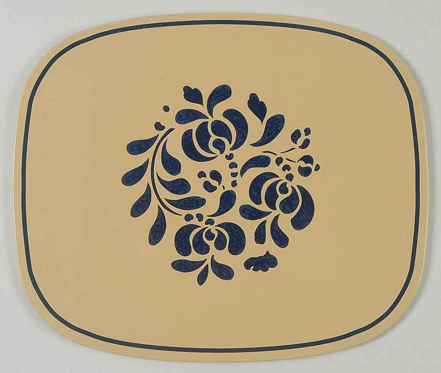 Folk Art 7" Metal Stove Mat by Pfaltzgraff-1